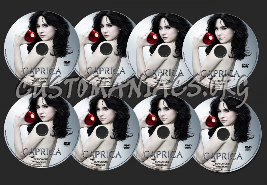 Caprica - First Season dvd label