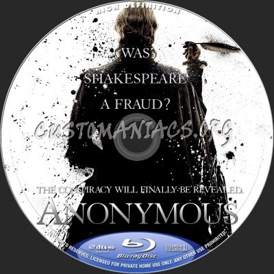 Anonymous blu-ray label