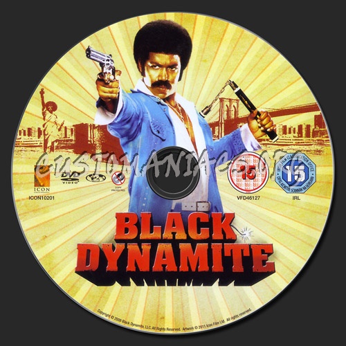 Black Dynamite dvd label