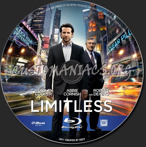 Limitless blu-ray label