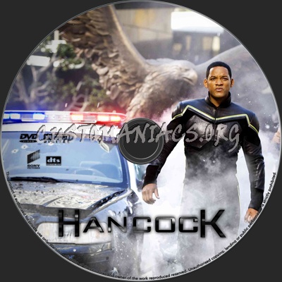 Hancock dvd label