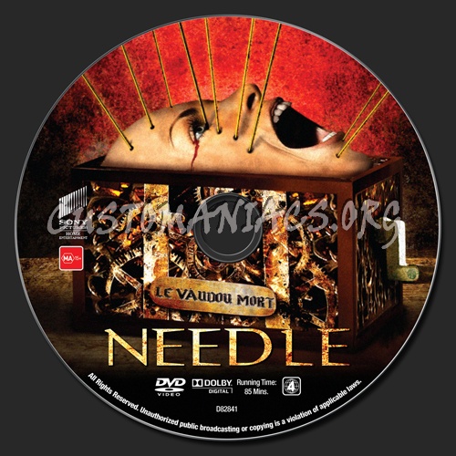 Needle dvd label