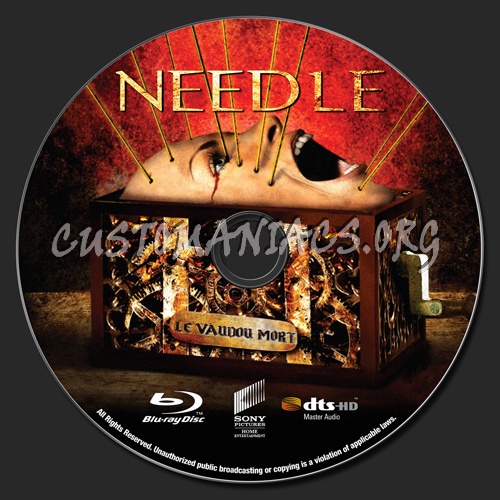 Needle blu-ray label