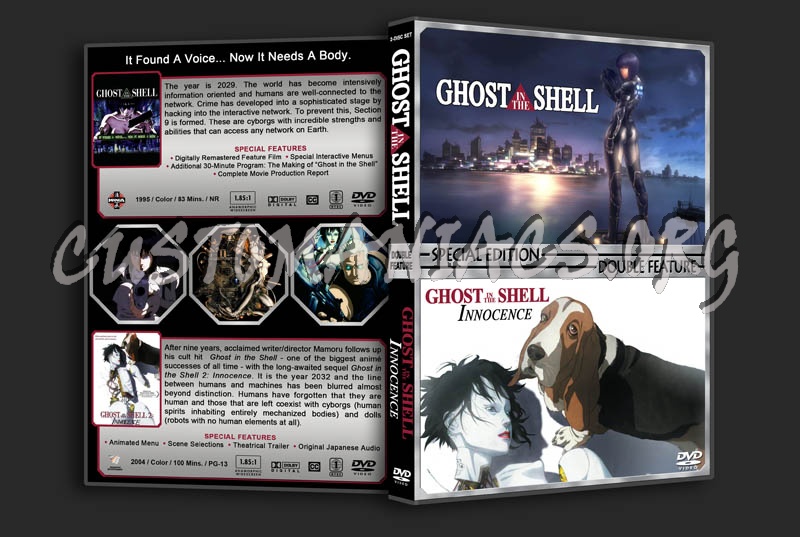 Ghost in the Shell Double dvd cover