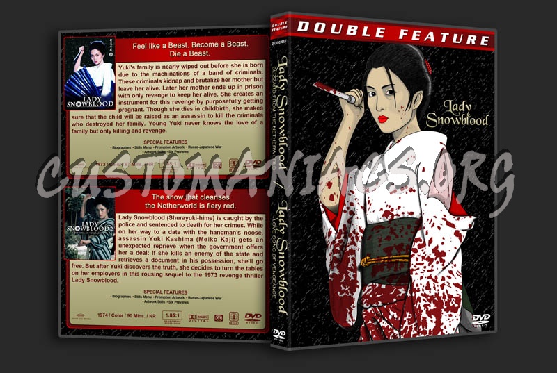 Lady Snowblood Double Feature dvd cover