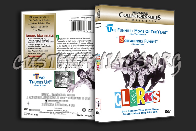 Clerks dvd cover