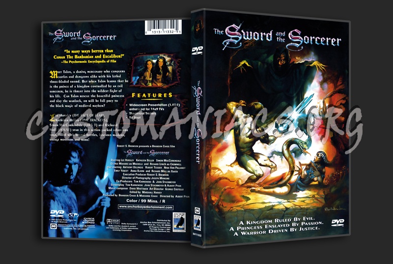 The Sword and the Sorcerer dvd cover