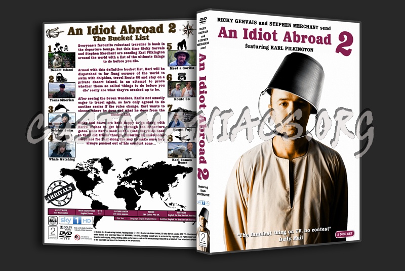 An Idiot Abroad - Season 2 dvd cover