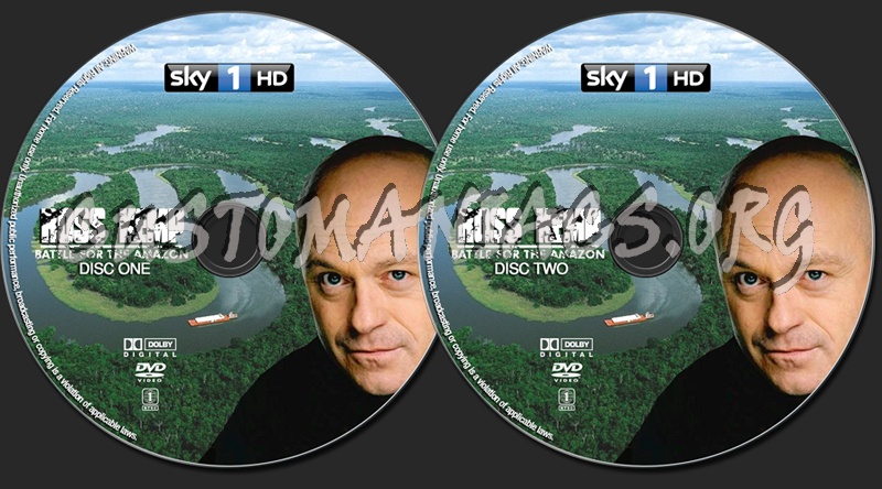 Ross Kemp Battle For The Amazon dvd label