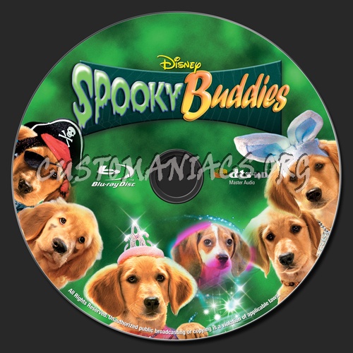 Spooky Buddies blu-ray label