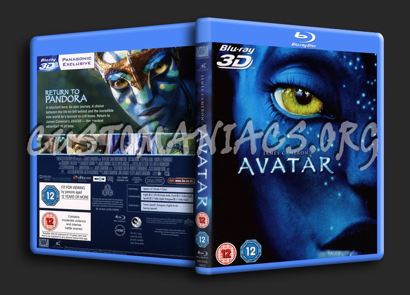 Avatar 3D blu-ray cover - DVD Covers & Labels by Customaniacs, id ...