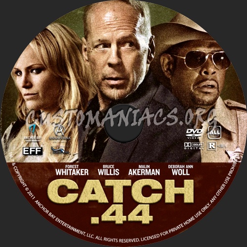 Catch .44 (2011) dvd label