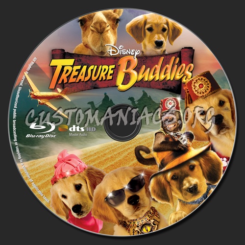 Treasure Buddies blu-ray label