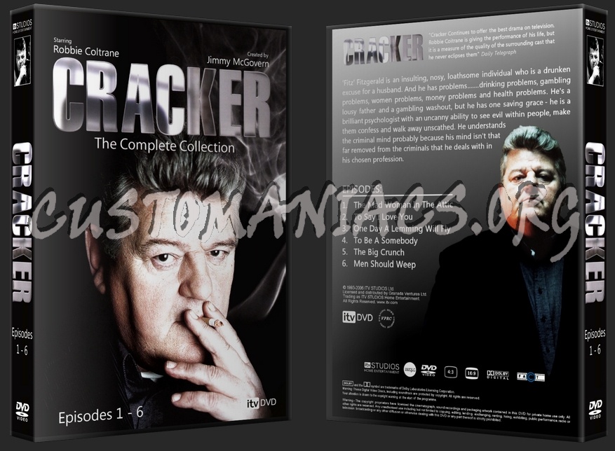 Cracker The Complete Collection dvd cover