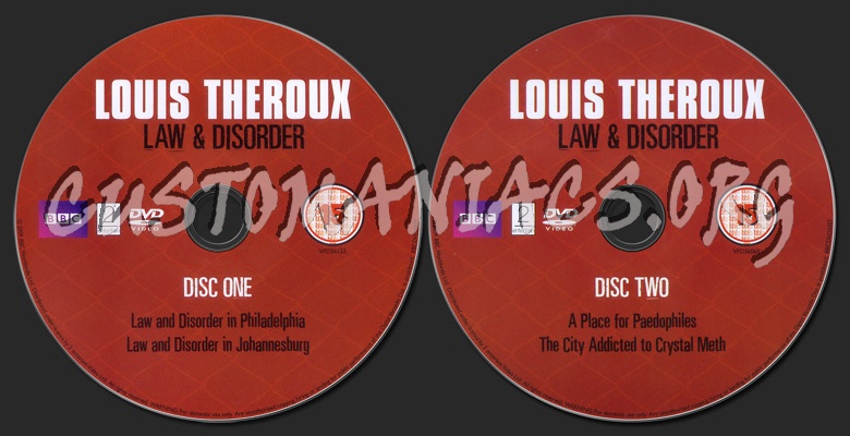 Louis Theroux Law & Disorder dvd label