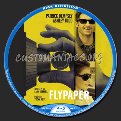 Flypaper blu-ray label