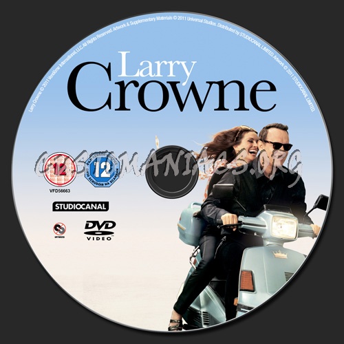 Larry Crowne dvd label