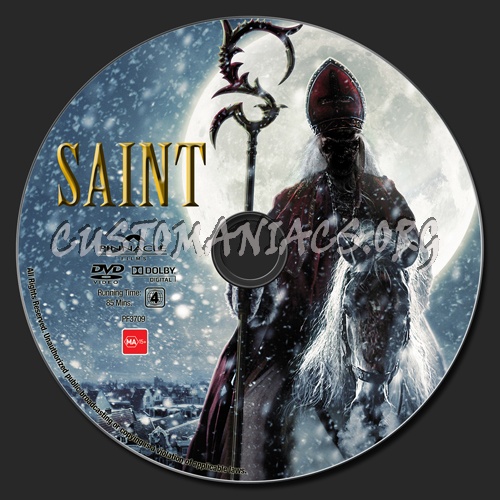 Saint dvd label