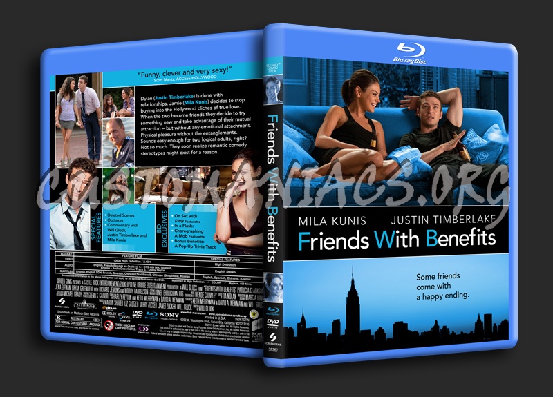 Friends With Benefits blu-ray cover