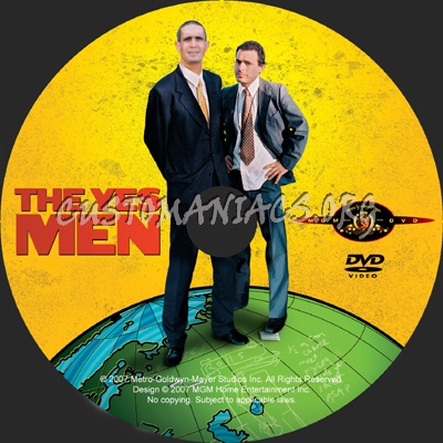 Yes Men, The dvd label