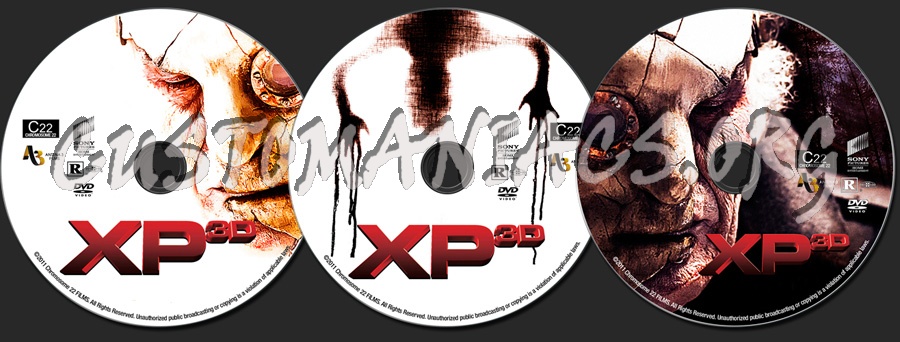 Paranormal Xperience 3D dvd label