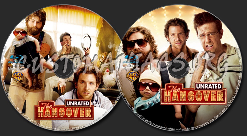 The Hangover blu-ray label