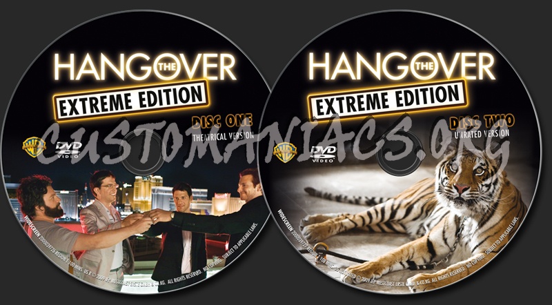 The Hangover dvd label