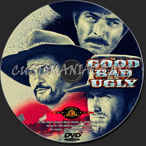 The Good The Bad And The Ugly dvd label