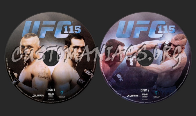 UFC 115 Liddell vs Franklin dvd label