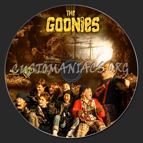 The Goonies blu-ray label