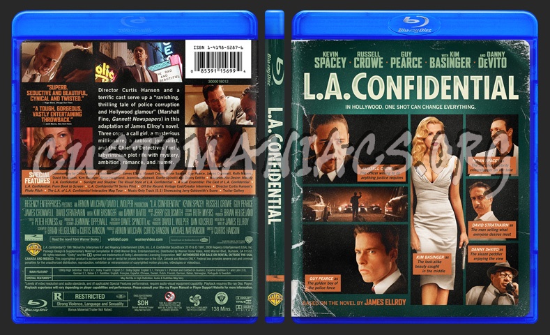 L.A. Confidential blu-ray cover