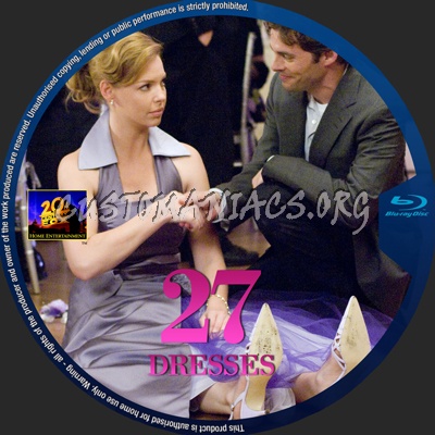 27 Dresses blu-ray label