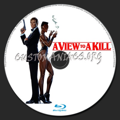A View to a Kill blu-ray label