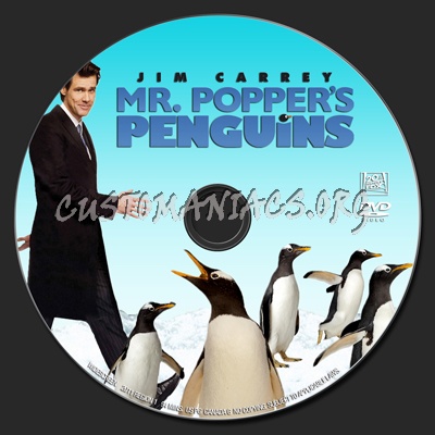 Mr. Poppers Penguins dvd label