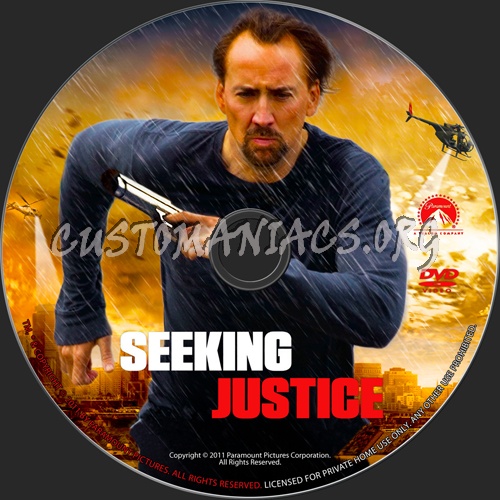 Seeking Justice dvd label