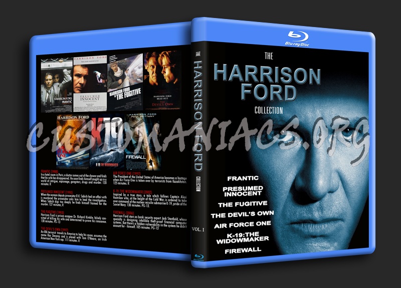 The Harrison Ford Collection blu-ray cover