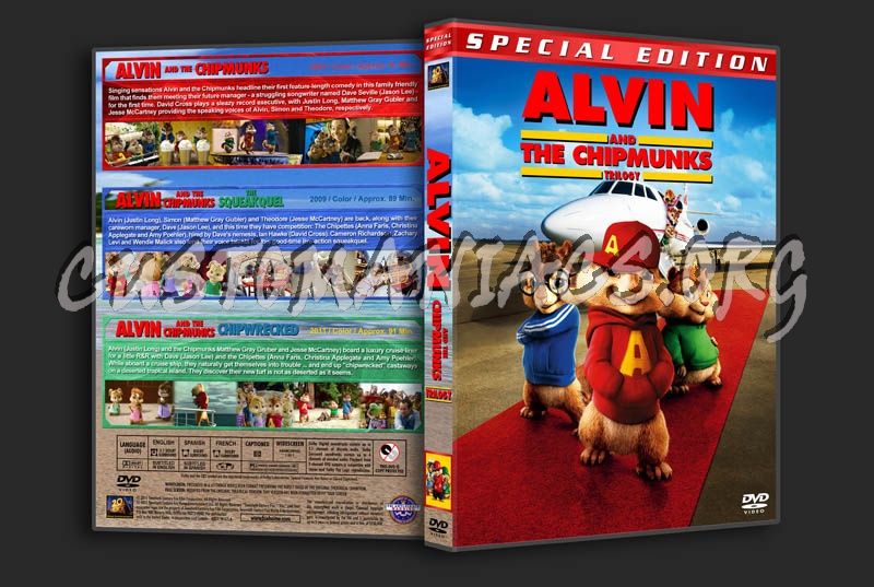 Alvin and the Chipmunks Trilogy dvd cover