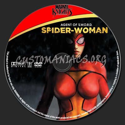 Spider Woman dvd label