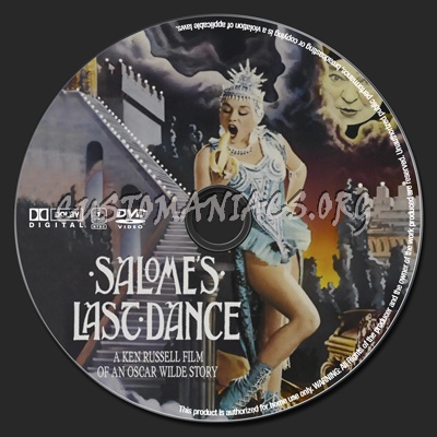 Salome's Last Dance dvd label