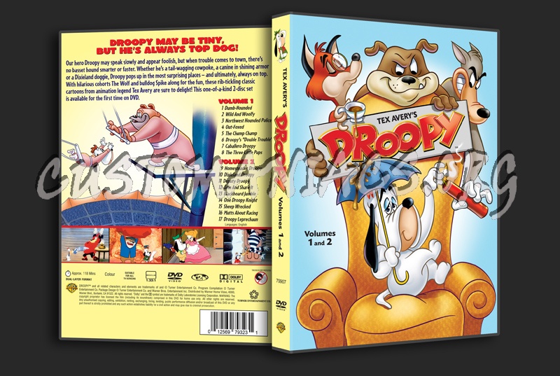 Droopy Volume 1 & 2 dvd cover