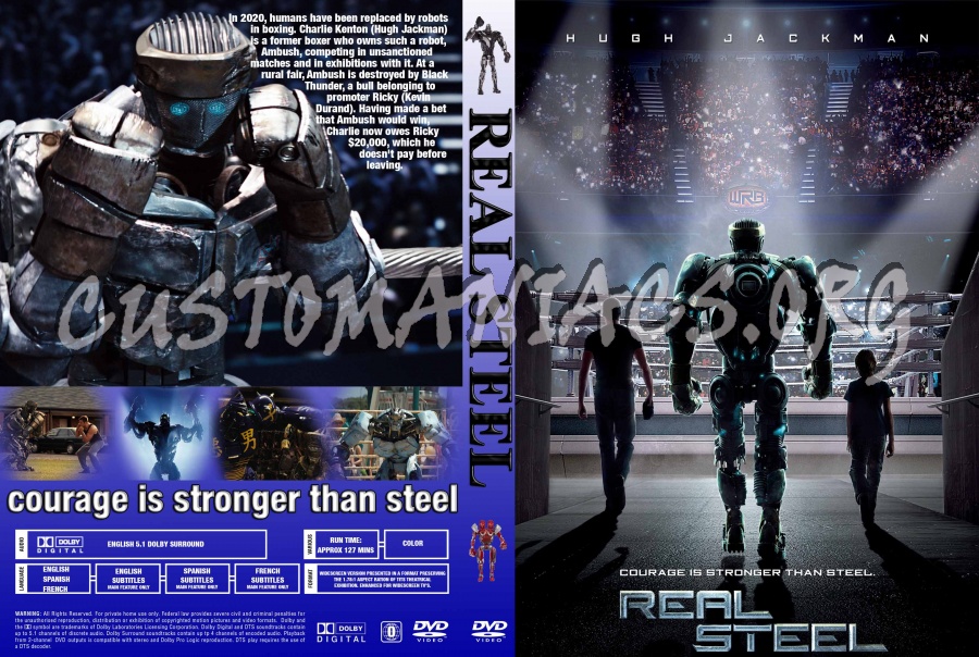 Real Steel dvd cover