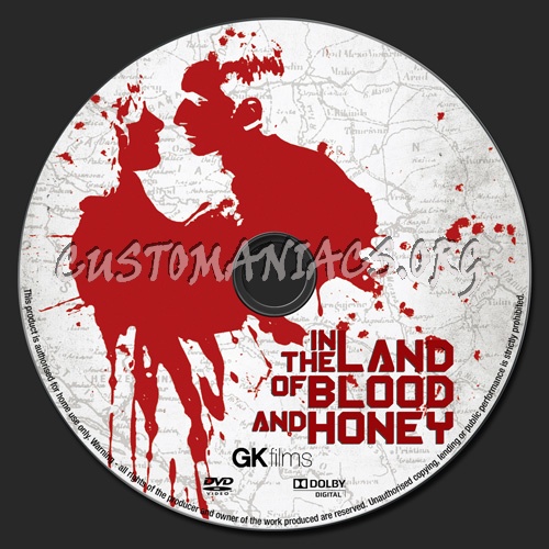 In The Land Of Blood And Honey dvd label