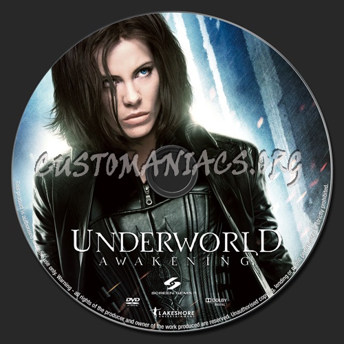 Underworld Awakening dvd label