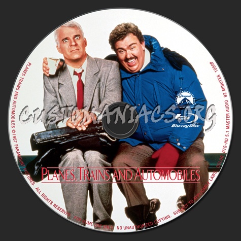 Planes, Trains and Automobiles blu-ray label