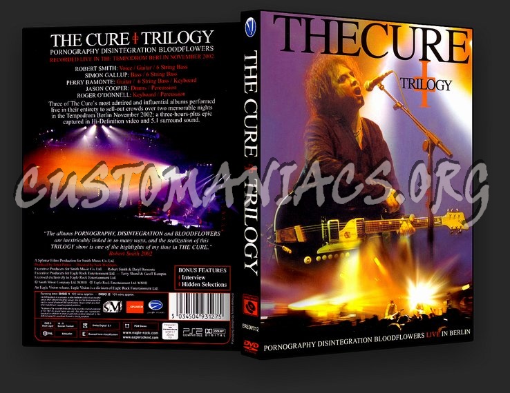 The Cure - Trilogy dvd cover