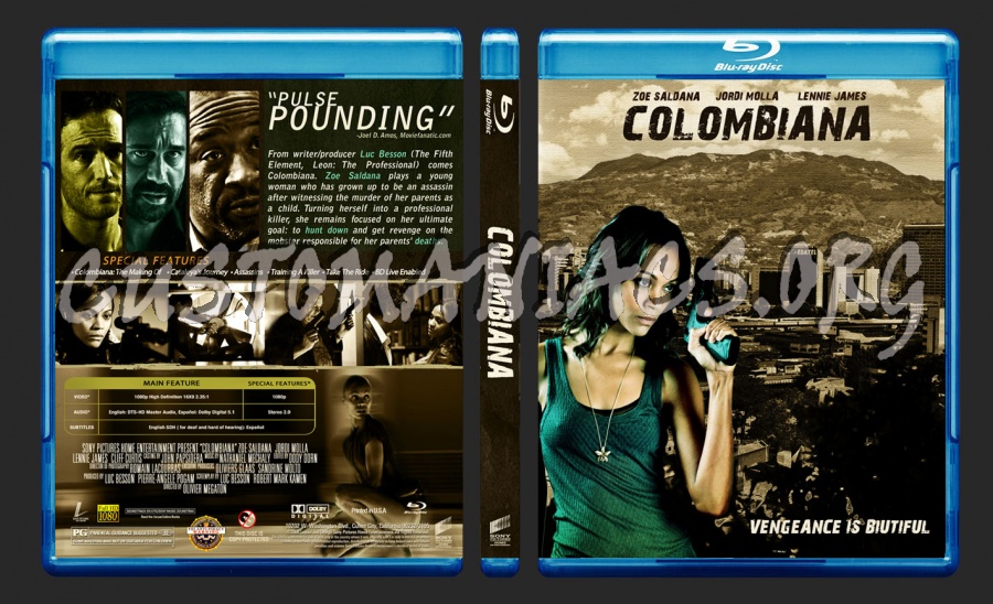 Colombiana blu-ray cover