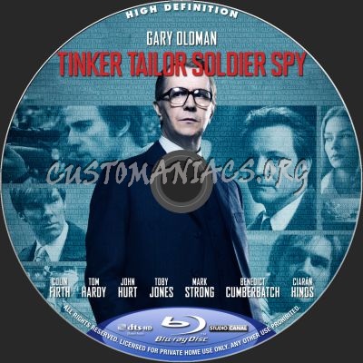 Tinker Tailor Soldier Spy blu-ray label