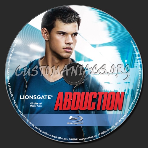 Abduction blu-ray label