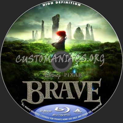 Brave blu-ray label