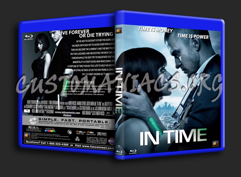 In Time blu-ray cover